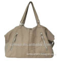 Large capacity washed PU tote bag for lady